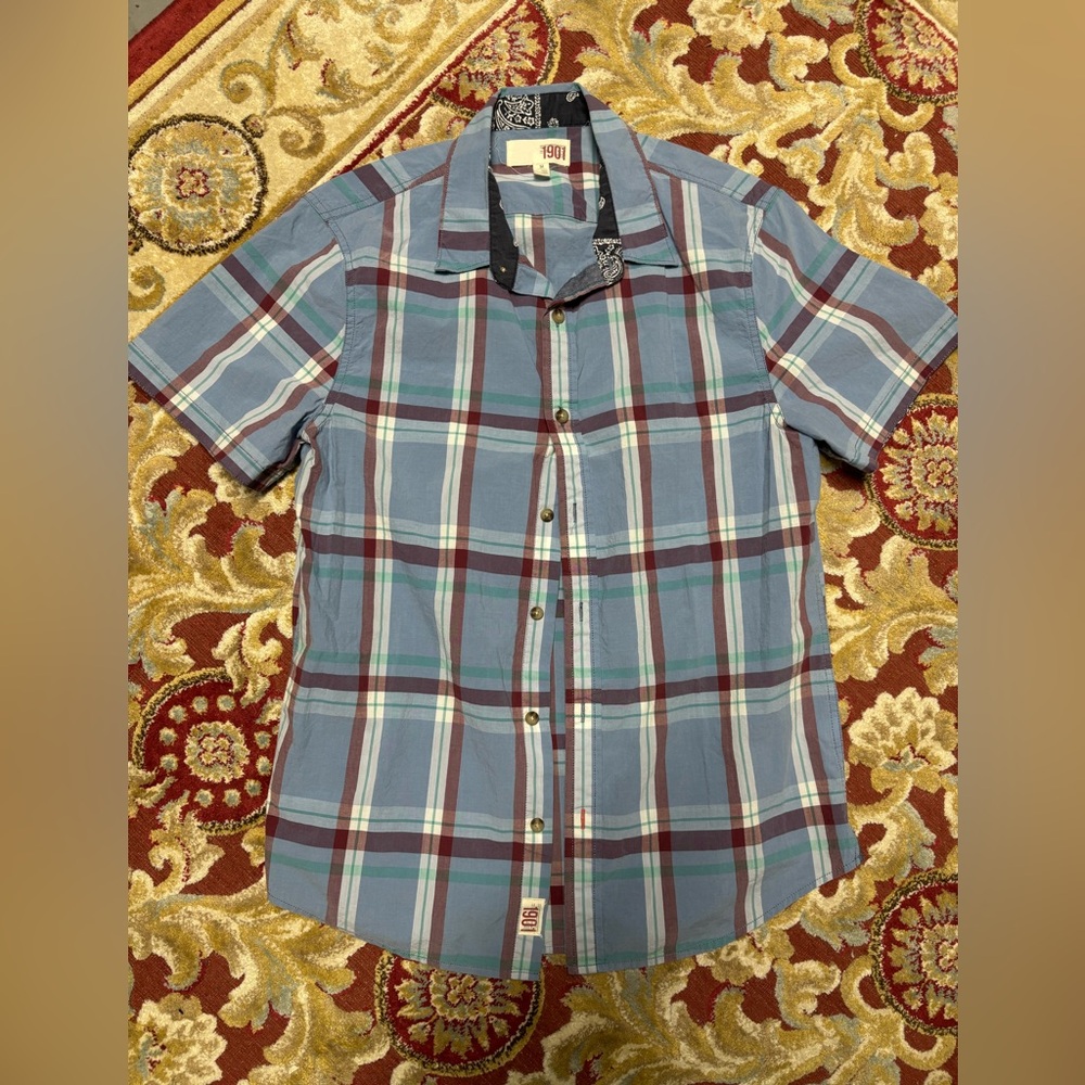 1901 button down shirt - short sleeve